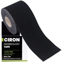 Ciron Czarna Taśma kinezjologiczna Tejp 5m