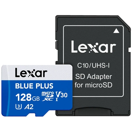 Lexar Karta pamięci Blue Plus 128GB + adapter SD microSDXC
