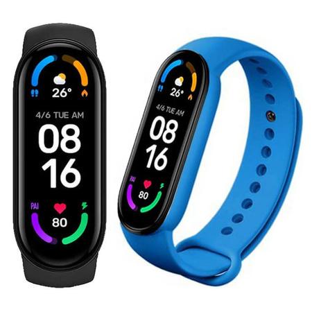 Opaska sportowa Xiaomi Mi Band 6 + wymienna opaska