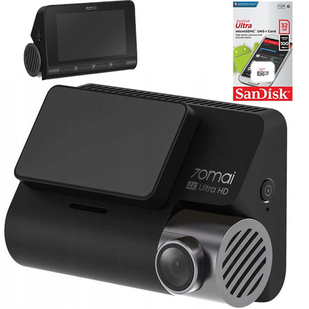 Kamera samochodowa 70mai Smart Dash Cam 4K A800 + karta 32GB 100MB/s