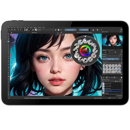 Bosto tablet graficzny z ekranem IPS 10,1 cala i pasywnym rysikiem BT-101C szary 