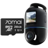 70mai Kamera Samochodowa czarna z kartą 256GB 4K Omni X800