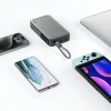 Aukey Powerbank 20000 mAh o mocy 100W z wbudowanym kablem USB-C PB-Y48 Spark Sling 20000 