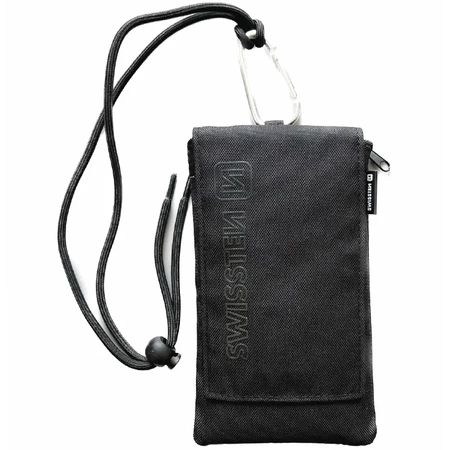 SWISSTEN Czarne Etui saszetka na telefon 6,8” POCKET