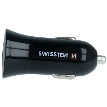 SWISSTEN Ładowarka samochodowa 1xUSB 1A + kabel microUSB