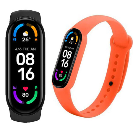 Opaska sportowa Xiaomi Mi Band 6 + wymienna opaska