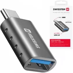 SWISSTEN Adapter OTG USB-C męski / USB-A żeński