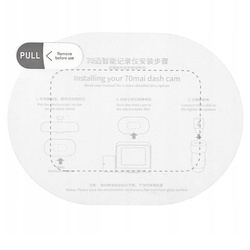 70mai Naklejka Elektrostatyczna do instalacji kamery owalna