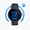 70mai Czarny Smartwatch Zegarek sportowy Maimo Watch R GPS + Pomarańczowy wymienny pasek