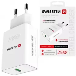 SWISSTEN Ładowarka sieciowa USB-C 25W PD