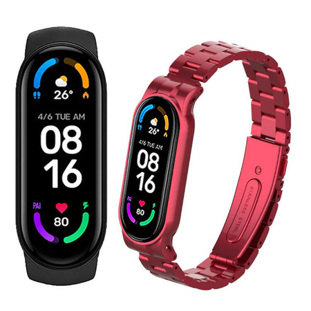 Opaska sportowa Xiaomi Mi Band 6 + wymienna opaska