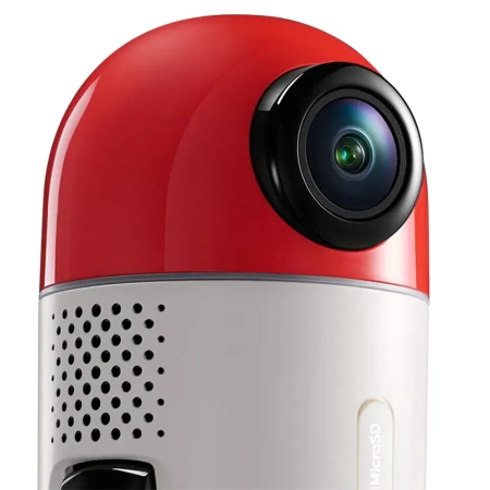 70mai Kamera Samochodowa biało czerwona z kamerą wsteczną RC14 i kartą 128GB 4K Omni X800 