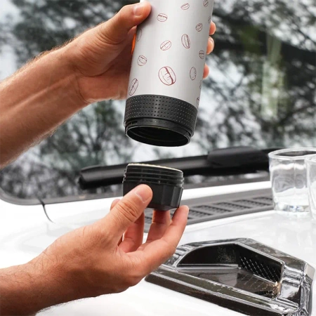 Aerogogo przenośny ciśnieniowy 20 Bar ekspres do kawy mielonej i na kapsułki Portable Espresso Machine