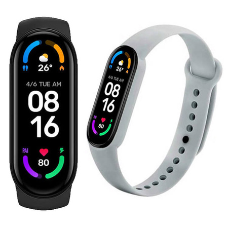 Opaska sportowa Xiaomi Mi Band 6 + wymienna opaska