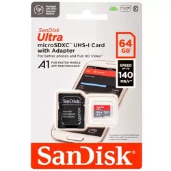 SanDisk Karta pamięci 64B 140 MB/s Ultra microSDXC