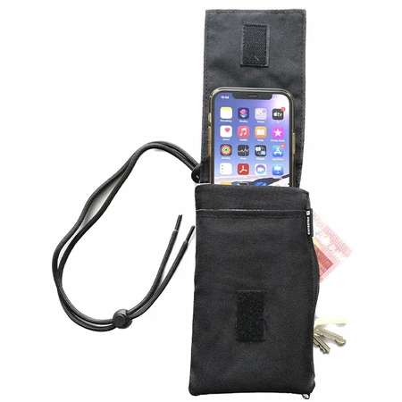 SWISSTEN Czarne Etui saszetka na telefon 6,8” POCKET