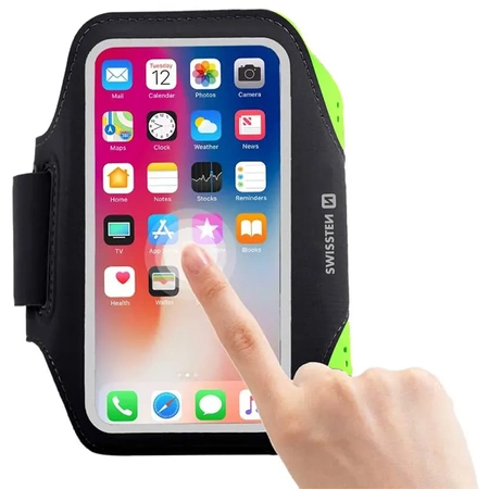 SWISSTEN Etui do biegania na ramię na telefon 7"