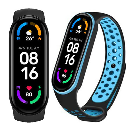 Opaska sportowa Xiaomi Mi Band 6 + wymienna opaska