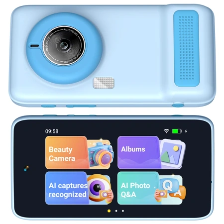Ciron Niebieski Cyfrowy 5MP AI Aparat fotograficzny dla dzieci X1