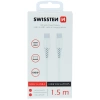 SWISSTEN Biały Kabel USB-C - USB-C 100W 1,5m