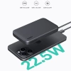 Aukey Powerbank 10000 mAh o mocy 22.5W z wbudowanym kablem USB-C PB-Y53GY Spark Sling 10000 Lite Plus