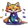 Wood You Do Puzzle drewniane LIS | Cute Little Fox | 140 elementów | A4