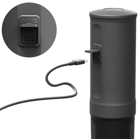 Outin przenośny ciśnieniowy 20 Bar ekspres z walizką - do kawy mielonej i na kapsułki - Nano szary