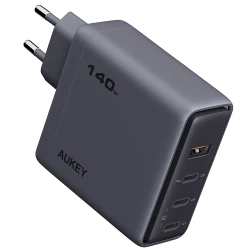 Aukey Kompaktowa Ładowarka sieciowa PA-C6 Comet Mix 4 140W GaN