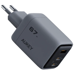 Aukey Kompaktowa Ładowarka sieciowa PA-C3 Comet Mix 3 67W GaN