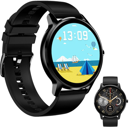 DT NO.1 Czarny Smartwatch zegarek sportowy DT56