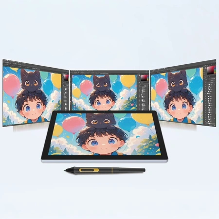 Bosto Tablet graficzny z rysikiem i dotykowym ekranem 10,1″ BT-101A