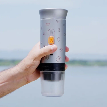 Aerogogo przenośny ciśnieniowy 20 Bar ekspres do kawy mielonej i na kapsułki Portable Espresso Machine