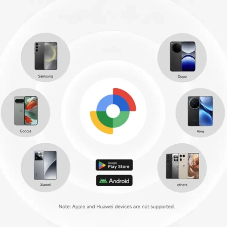 MiLi lokalizator czarny na Android + czarne etui w formie breloka MiTag