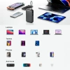 Aukey Powerbank 20000 mAh o mocy 100W z wbudowanym kablem USB-C PB-Y48 Spark Sling 20000 