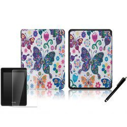 Etui Pokrowiec Kindle Paperwhite 3 Motyl z folią i rysikiem