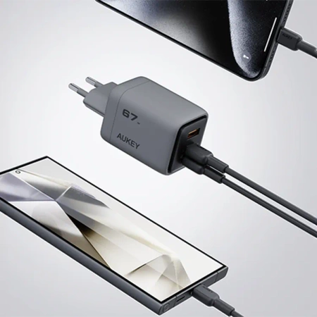 Aukey Kompaktowa Ładowarka sieciowa PA-C3 Comet Mix 3 67W GaN 
