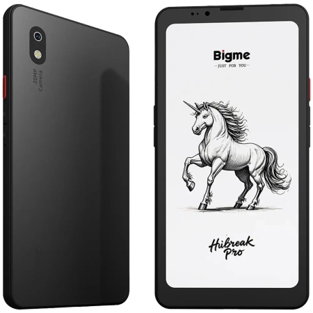 Bigme Czytnik i Smartfon w jednym czarny HiBreak PRO 2w1