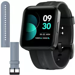 70mai Czarny Smartwatch Zegarek sportowy Maimo Watch Flow + niebieski wymienny pasek