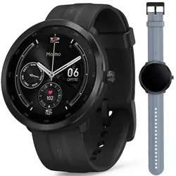 70mai Czarny Smartwatch Zegarek sportowy Maimo Watch R + Niebieski wymienny pasek
