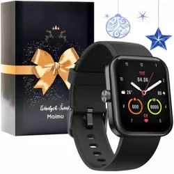 70mai Czarny Smartwatch Zegarek sportowy Maimo + świąteczne opakowanie
