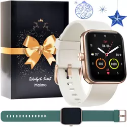 70mai Złoty Smartwatch Zegarek sportowy Maimo z wymienną opaską + świąteczne opakowanie
