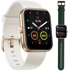 70mai Złoty Smartwatch Zegarek sportowy Maimo + zielony wymienny pasek