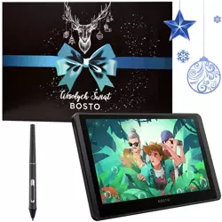Bosto Tablet graficzny BT-12HD-A 11.6'' LCD z piórem + świąteczne opakowanie