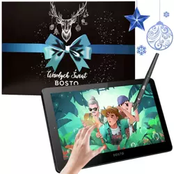 Bosto Tablet graficzny BT-12HDT 11.6'' LCD z dotykowym ekranem piórem + świąteczne opakowanie