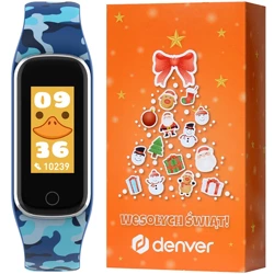 Denver Niebieski zegarek smartband dla dzieci BFK-312BU + świąteczne opakowanie