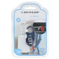 Dunlop Granatowa Kłódka z szyfrem zabezpieczająca bagaż