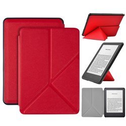 Etui Origami Kindle Paperwhite 4 z folią i rysikiem Czerwone
