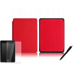 Etui Pokrowiec Kindle Paperwhite 3 Czerwony + akcesoria