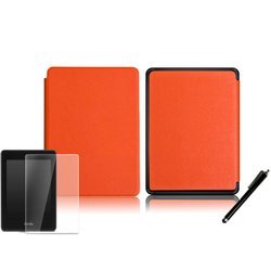 Etui Pokrowiec Kindle Paperwhite 3 Pomarańczowy + akcesoria