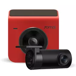 Kamera samochodowa 70 mai Dash Cam A400 + kamera wsteczna RC09 Czerwony